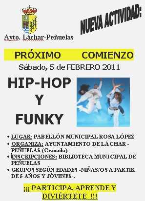 curso de hip-hop en Peuelas (Granada) 2011